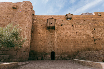 6th century, UNESCO-listed St Catherine's monastery at the foot of Mt Sinai in Egypt's Sinai Peninsula. One of the oldest still-functioning Christian monasteries in the world.
