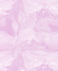 Pink crystal ice alcohol ink watercolor background with abstract texture wallpaper