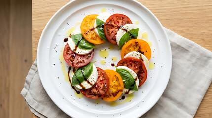 Caprese Salad Wreath Festive Italian Appetizer.