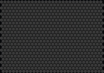 Dark Black Hexagon Honeycomb Texture Background HD