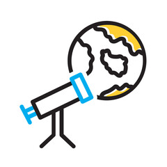 Vector multi color icon for Discovery