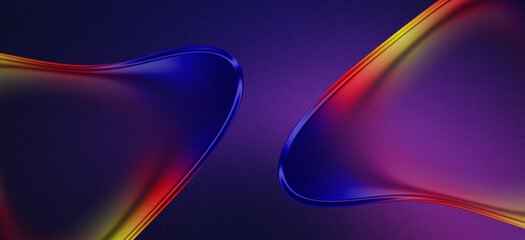 Abstract Glossy Chrome Liquid Wave Background with Metallic Texture