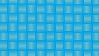 Blue woven geometric pattern background with smooth gradient blocks and seamless abstract design