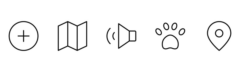 UX UI web icons. Vector illustrator, Suitable for Web Page, Mobile App, Web, and Print.