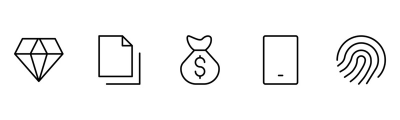 UX UI web icons. Vector illustrator, Suitable for Web Page, Mobile App, Web, and Print.