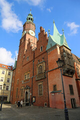 West facade of Town Hall vertical - Town Hall - Wroclaw, Poland