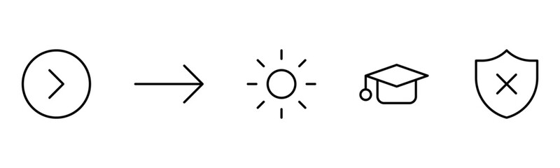 UX UI web icons. Vector illustrator, Suitable for Web Page, Mobile App, Web, and Print.