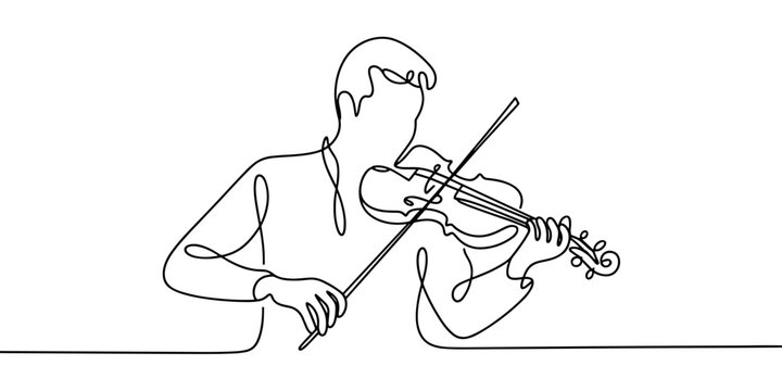 a person playing a violin, suitable for music, performance, art, creativity, and instrumental concepts.