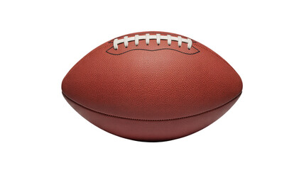 American football isolated on transparent background