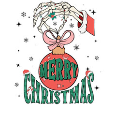 merry christmasgreeting card with eggs