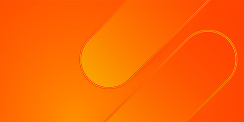 Abstract orange background with diagonal lines. Dynamic shapes composition.