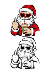 santa claus cartoon character