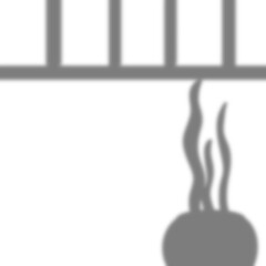 Shadow of sansivera on the pot, window at above, transparent overlay