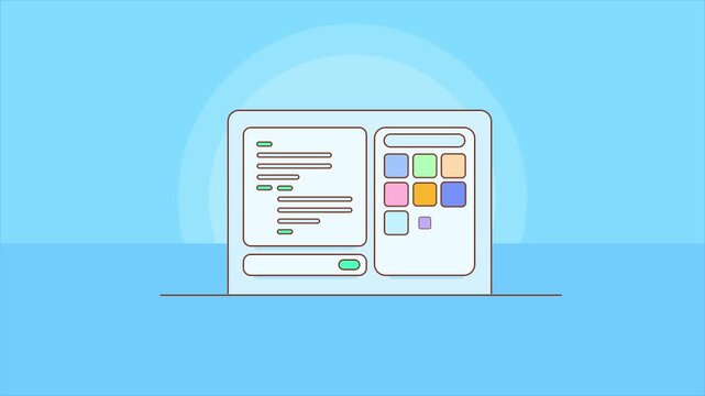 Group of web developer equip with advance diagnostic tool for code analysis, debugging framework and update mobile version app.