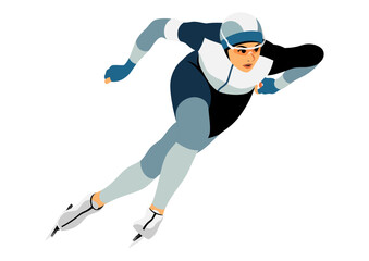 女子スピードスケート選手