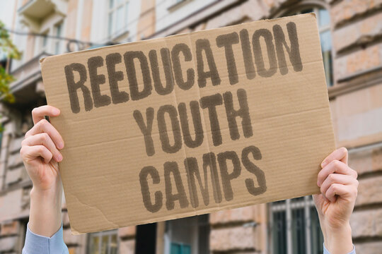 "Reeducation Youth Camps" Facilities indoctrinate captured children altering beliefs. REEDUCATION. YOUTH. CAMP. INDOCTRINATE. BELIEF.