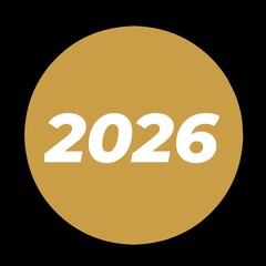 Minimalist 2026 modern circular design