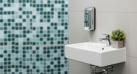 Observing World Toilet Day with contemporary washbasin in pristine condition, highlighting global sanitation issues. As World Toilet Day approaches, consider sleek,