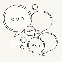 Chat Bubble Stack Icon 1