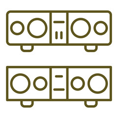 sound bar icon vector design template simple and modern