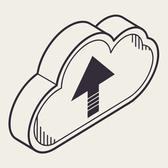 Upload Cloud Icon 1