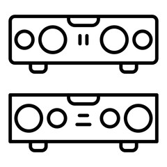 sound bar icon vector design template simple and modern