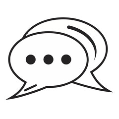 Chat Bubble Minimal Icon 1
