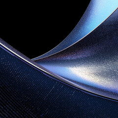 Abstract Futuristic Wave Background with Neon Glow