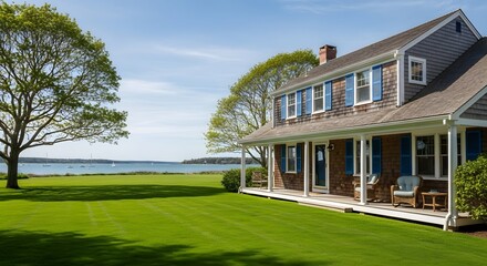 Coastal home with ocean view offers tranquil escape from city life near serene seashore