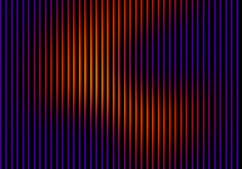 Vertical lines with a gradient of orange and purple creating an abstract and modern background design