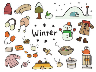 冬のイメージイラスト・セット