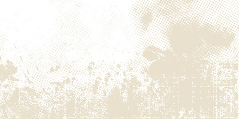 Newspaper with old unreadable text. Vintage grunge blurred paper news texture horizontal background. Textured page. Sepia collage. Front top view.