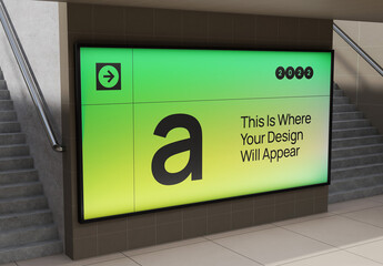 Advertising Billboard Mockup