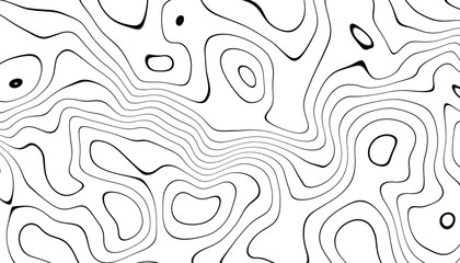 Topographic map patterns, topography line map. Vintage outdoors style. Abstract lines map Template on transparent background. Stock Overlay Isolate Lines