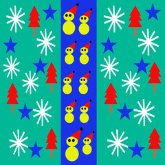 Geometric shape form pattern to be seasons sign and symbol background.