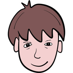 Illustration of kids smile
