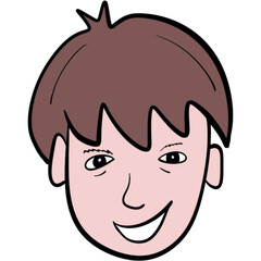 Illustration of kids happy