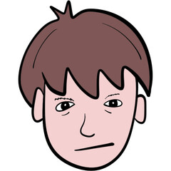 Illustration of kids bored
