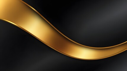 Black and gold luxury gradient with soft reflective 2026 text, space for message