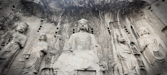 Nishyandabody Buddha at Longmen Grottoes.
