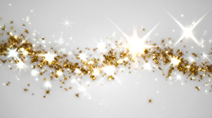 Twinkling stars Christmas magical glitter particles lens flare effect bokeh effect sparkling light glow flares glowing rays reflected sunlight stars in the night sky magical transformation