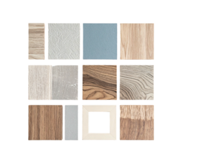 Wood, texture and color squares mosaic tile pattern