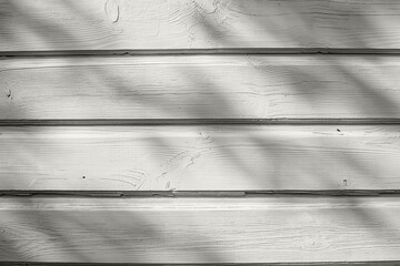 Wooden wall background with shadows from tree branches. Wall mockup. Composition inspired by the Pantone 2026 Color of the Year, Cloud Dancer