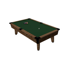 snooker table