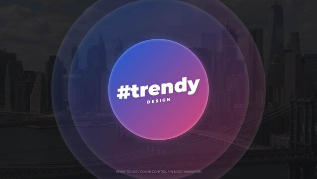 Gradient Title with Background 8