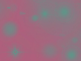 Obraz premium Pink and green background with many small circles