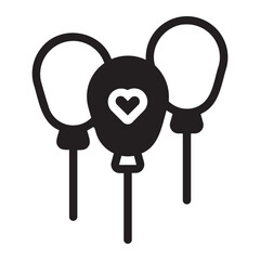 balloon glyph icon
