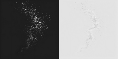 dust, confetti overlay, isolated PNG with transparent background. Sparkling particles PNG Overlay adds festive luxury. Glow, star, swirl, christmas, festive