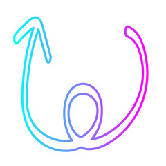 Neon Arrow Illustrator