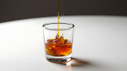 Salajeet natural food in glass, Salajeet drop in glass 